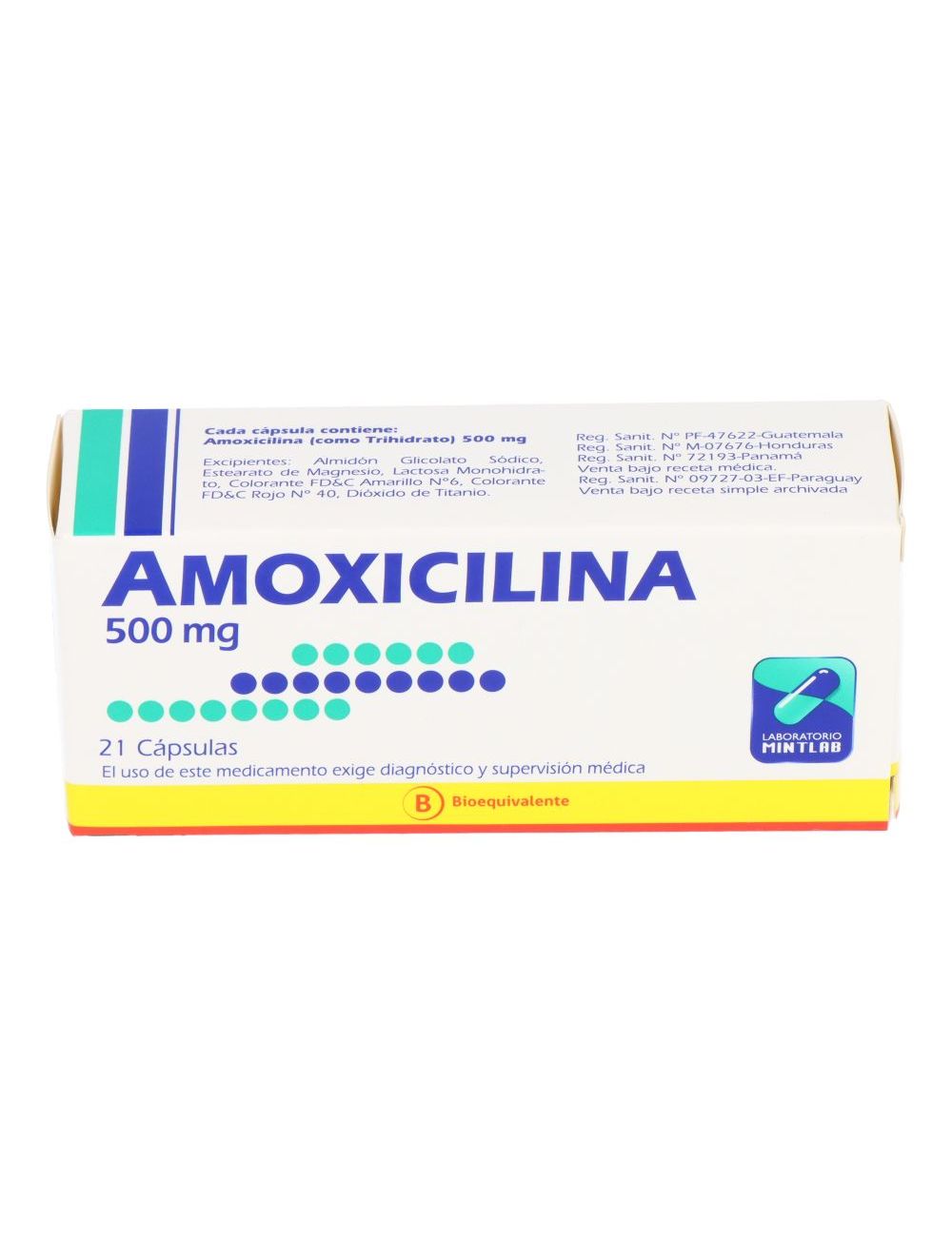 Precio Amoxicilina 500 mg 21 Cápsulas | Farmalisto CL
