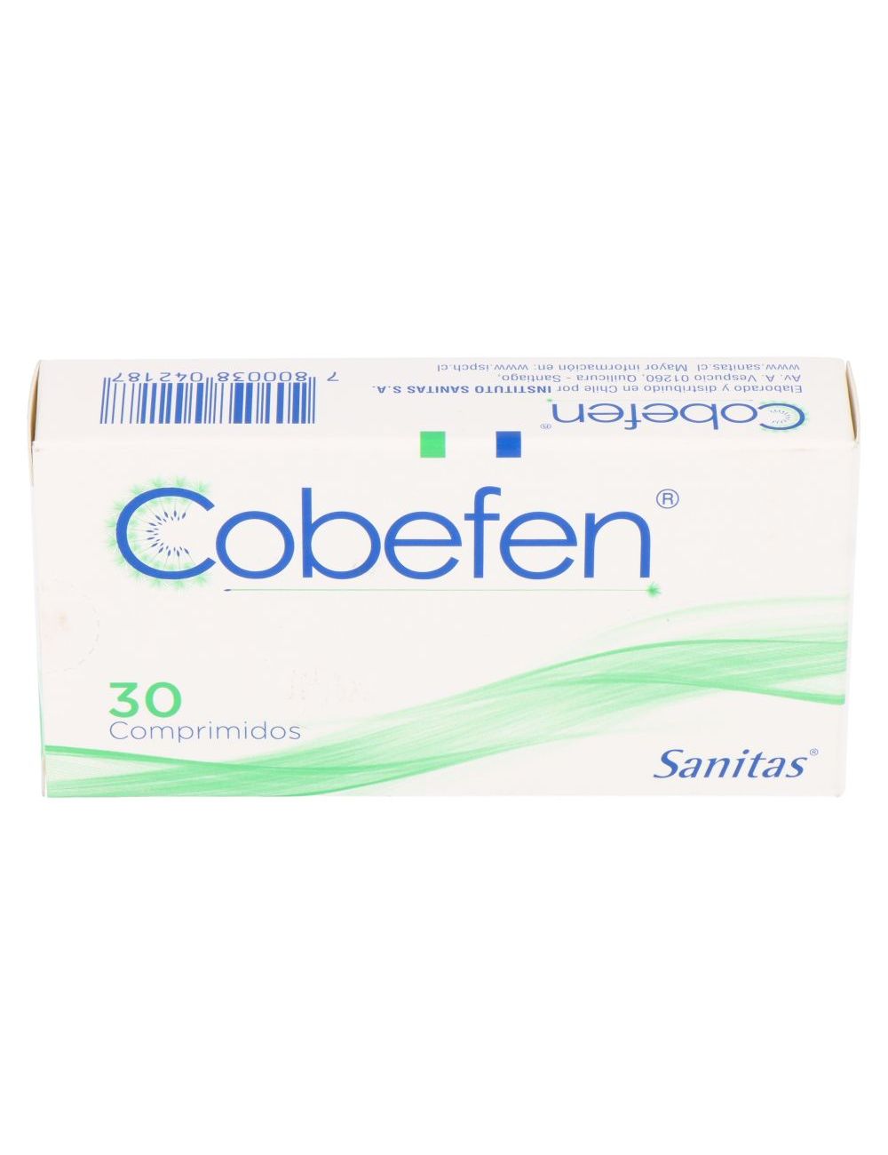 COBEFEN BETAMETASONA 0.25MG / DEXCLORFENIRAMINA 2MG  30 COMPRIMIDOS LAB. SANITAS