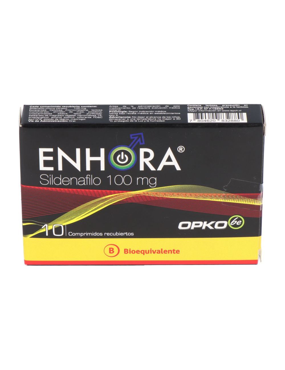 SILDENAFILO ENHORA 100MG.10 COMPRIMIDOS RECUBIERTOS LAB. OPKO