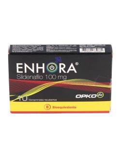 SILDENAFILO ENHORA 100MG.10 COMPRIMIDOS RECUBIERTOS LAB. OPKO