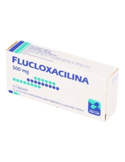 FLUCLOXACILINA 500 MG 6 CAPSULAS LAB.MINTLAB