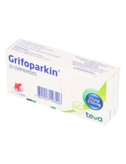 GRIFOPARKIN LEVODOPA 250 MG / CARBIDOPA 25MG 30 COMPRIMIDOS LAB. CHILE