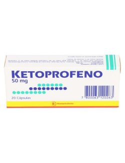 KETOPROFENO 50 MG 20 CAPSULAS BIOEQUIVALENTE MINTLAB