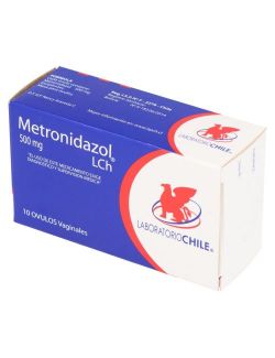 METRONIDAZOL 500 MG 10 OVULOS VAGINALES LABORATORIO CHILE