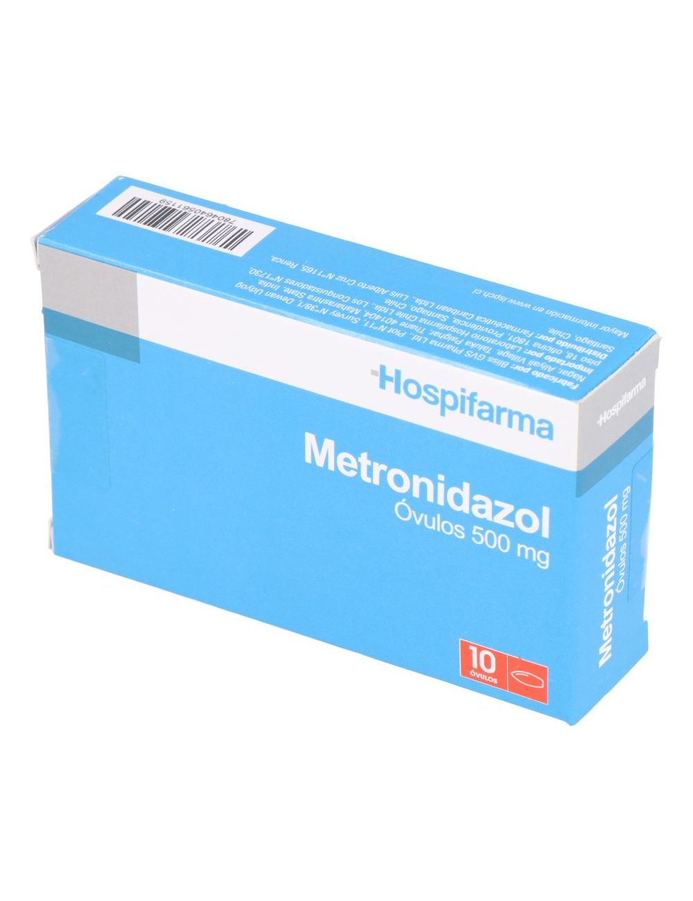 Metronidazol 500 Mg 10 Ovulos Vaginales Hospifarma