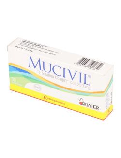 TERBINAFINA MUCIVIL 250MG 30 COMPRIMIDOS BIOEQUIVALENTE PRATER