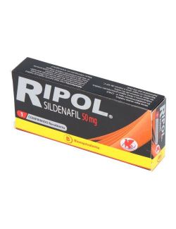 RIPOL SILDENAFIL 50 MG 1 COMPRIMIDO RECUBIERTO BIOEQUIVALENTE LAB. CHILE