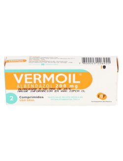 VERMOIL ALBENDAZOL 200 MG 2 COMPRIMIDOS  LAB.FQP