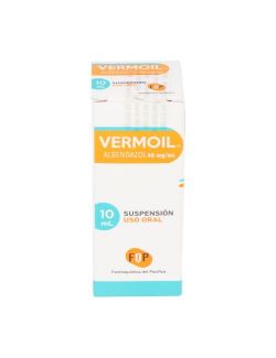 VERMOIL ALBENCAZOL 40 MG/ML SUSPENSIÓN ORAL 10 ML  LAB.FQP