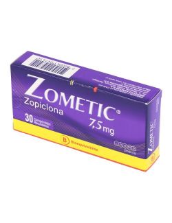 ZOMETIC ZOPICLONA  7.5 MG 30 COMPRIMIDOS RECUBIERTOS LAB.CHERMA PHARMA