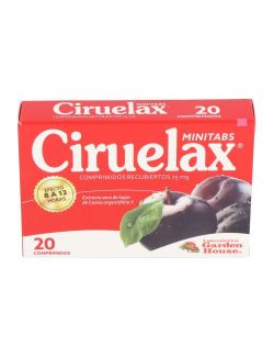 CIRUELAX 75 MG 20 COMPRIMIDOS GARDEN HOUSE