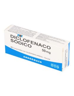 DICLOFENACO SÓDICO 50 MG X 10 COMPRIMIDOS RECUBIERTOS ENTÉRICOS ANDROMACO