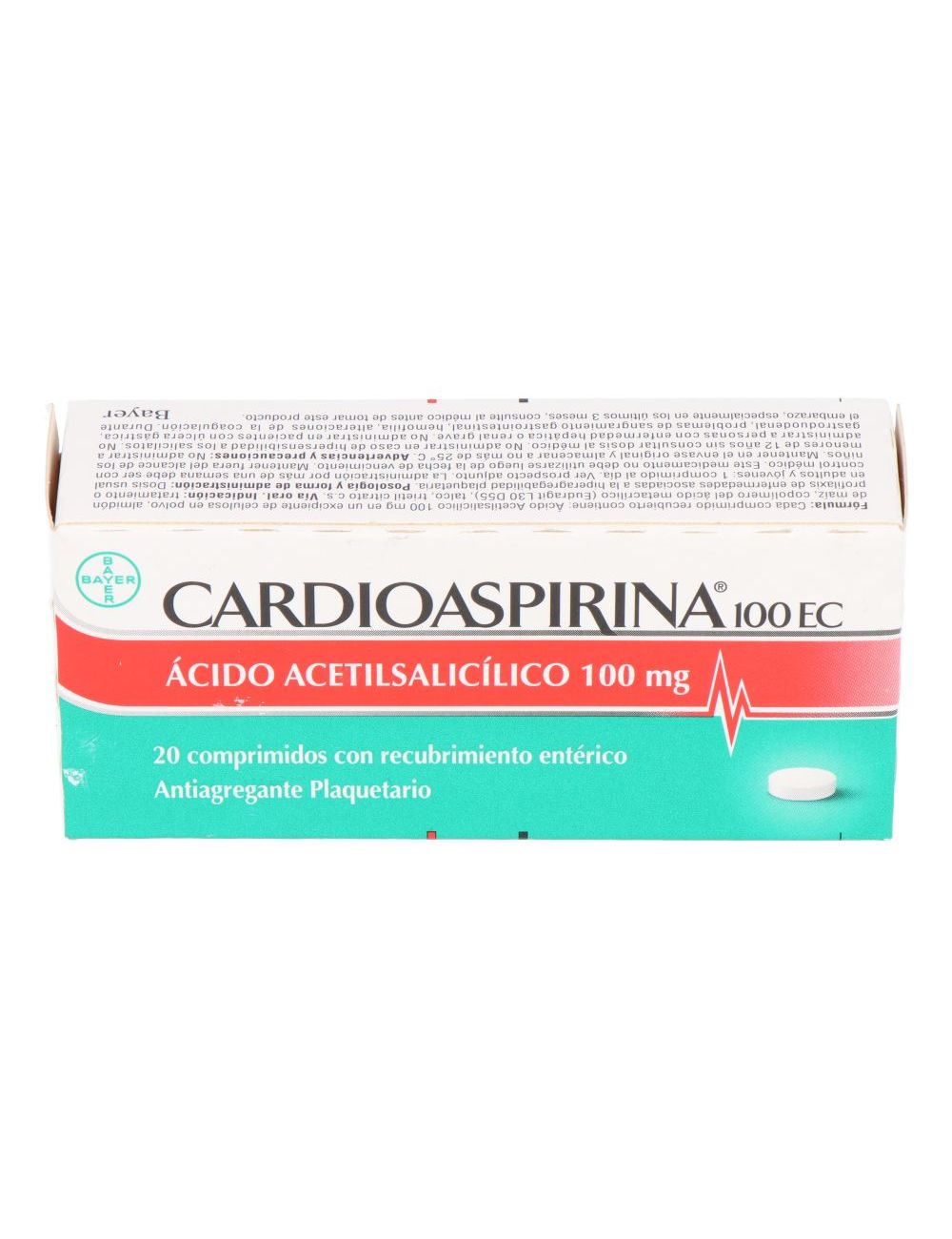 CARDIOASPIRINA 100 MG 20 COMPRIMIDOS BAYER