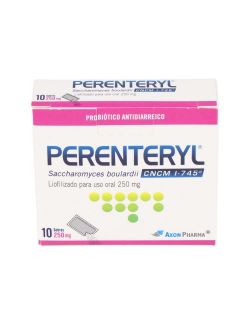 PERENTERYL PROBIÓTICO ANTIDIARREICO SACCHAROMYCES BOULARDII 10 SOBRES DE 250 MG LAB. AXON PHARMA