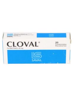 CLOBUTINOL CLOVAL 40 MG 20 COMPRIMIDOS RECUBIERTOS SAVAL