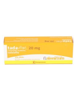 TODAVITAE TADALAFILO 20 MG 4 COMPRIMIDOS RECUBIERTOS BIOEQUIVALENTE  LAB.GALENICUM