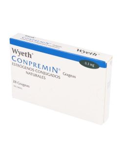 CONPREMIN ESTROGENOS CONJUGADOS NATURALES 0.3 MG 28 GRAGEAS WYETH