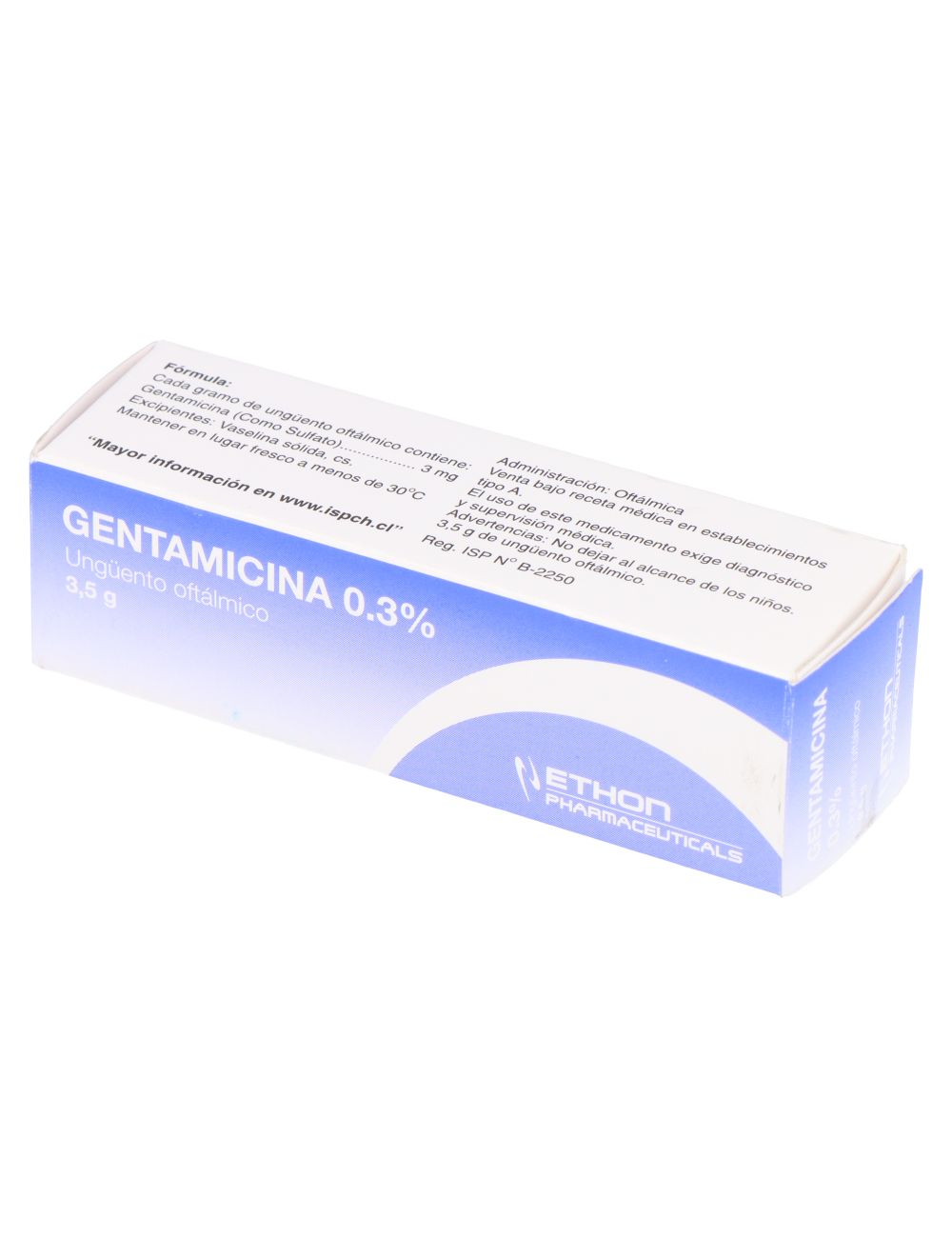 GENTAMICINA 0.3% UNGUENTO OFTALMICO 3.5 GR ETHON