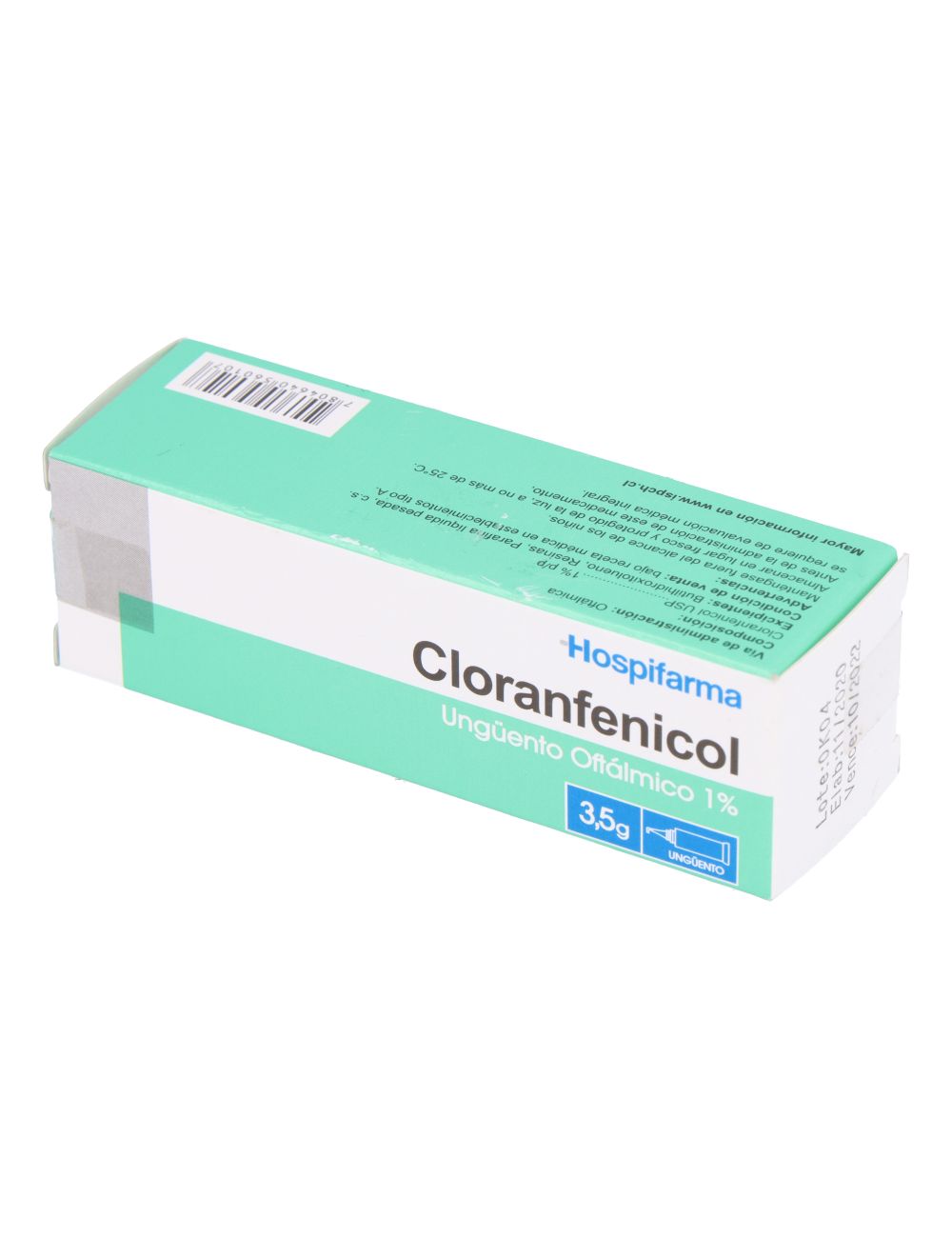 Precio Cloranfenicol 1 Ungüento Oftalmico 3 5 G Farmalisto Cl