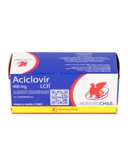 ACICLOVIR 400 MG. 35 COMPRIMIDOS BIOEQUIVALENTE LAB.CHILE