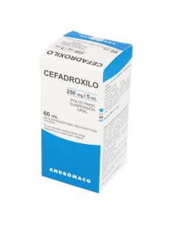 CEFADROXILO 250MG/5ML POLVO SUSPENSION ORAL 60ML LAB.ANDROMACO