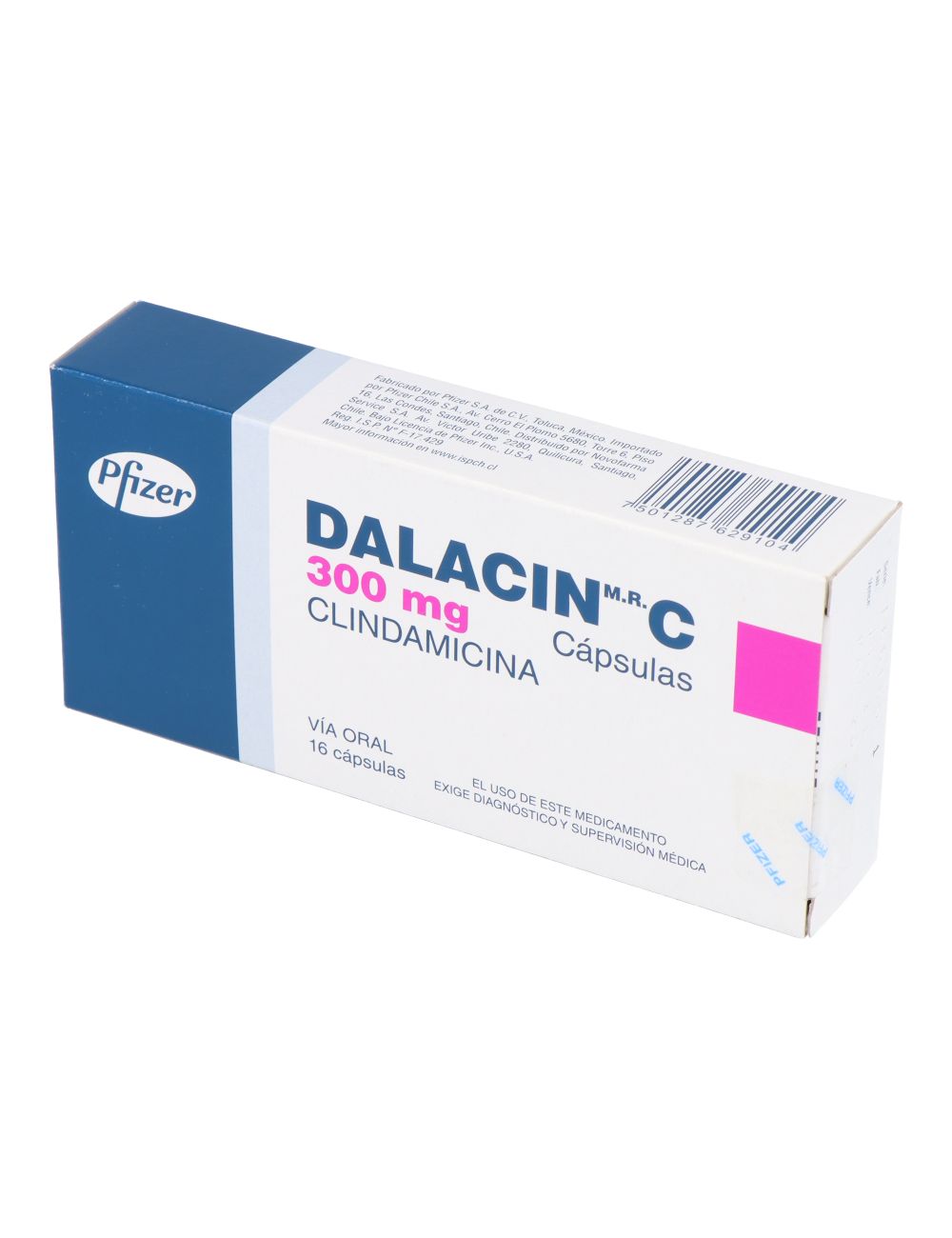 DALACIN- C CLINDAMICINA 300MG 16 CAPSULAS LAB. PFIZER