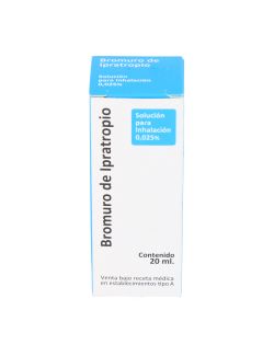 BROMURO DE IPRATROPIO SOLUCION PARA INHALACION 0.025% 20ML CATALYSIS PHARMAMERICA