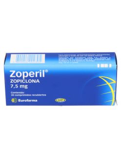 ZOPICLONA ZOPERIL 7.5 MG 30 COMPRIMIDOS RECUBIERTO EUROFARMA