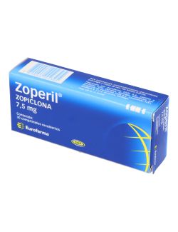 ZOPICLONA ZOPERIL 7.5 MG 30 COMPRIMIDOS RECUBIERTO EUROFARMA