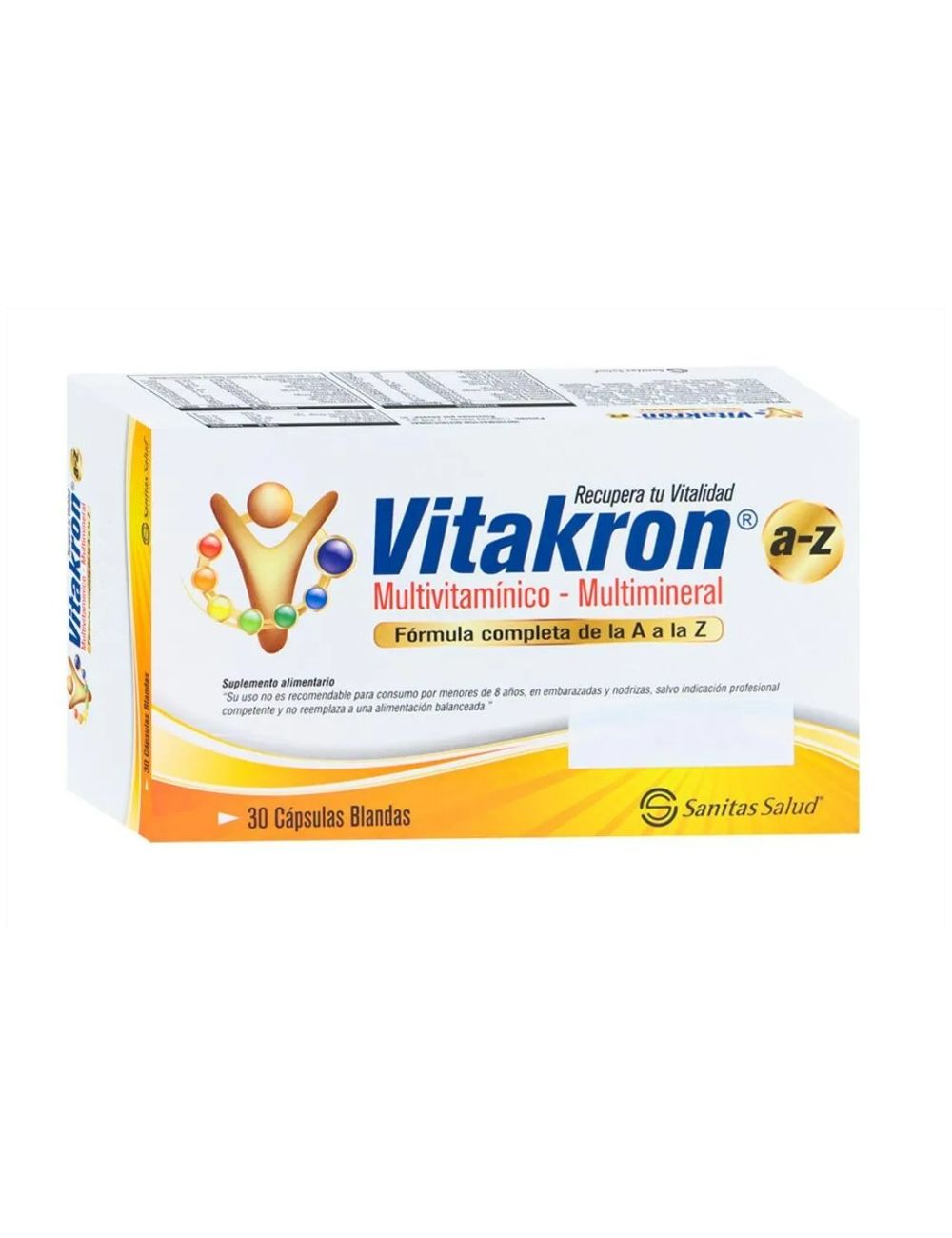 VITAKRON A-Z MULTIVITAMINICO MULTIMINERAL 30 CAPSULAS BLANDAS