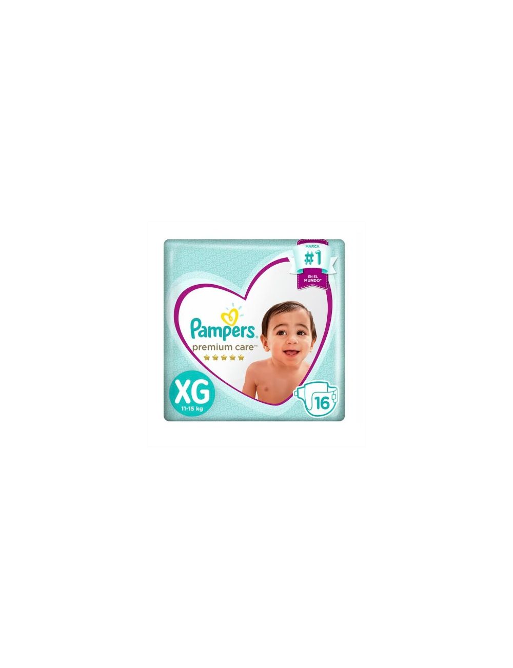 PAMPERS PREMIUM CARE XG 16 UN