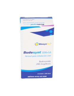 BUDESONIDA BUDESYNT HFA-LA 200 MCG/DOSIS INHALADOR BIOSYN  LAB.FAES FARMA CENABAST