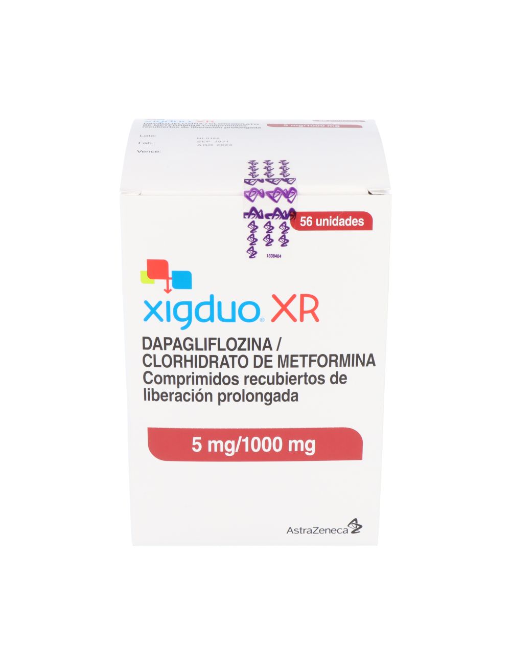 Precio Xigduo XR 5 Mg/1000 Mg 56 Unidades | Farmalisto CL