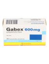 CENABAST GABAPENTINA GABEX 600MG 30 COMPRIMIDOS RECUBIERTOS BIOEQUIVALENTE ANDROMACO CENABAST