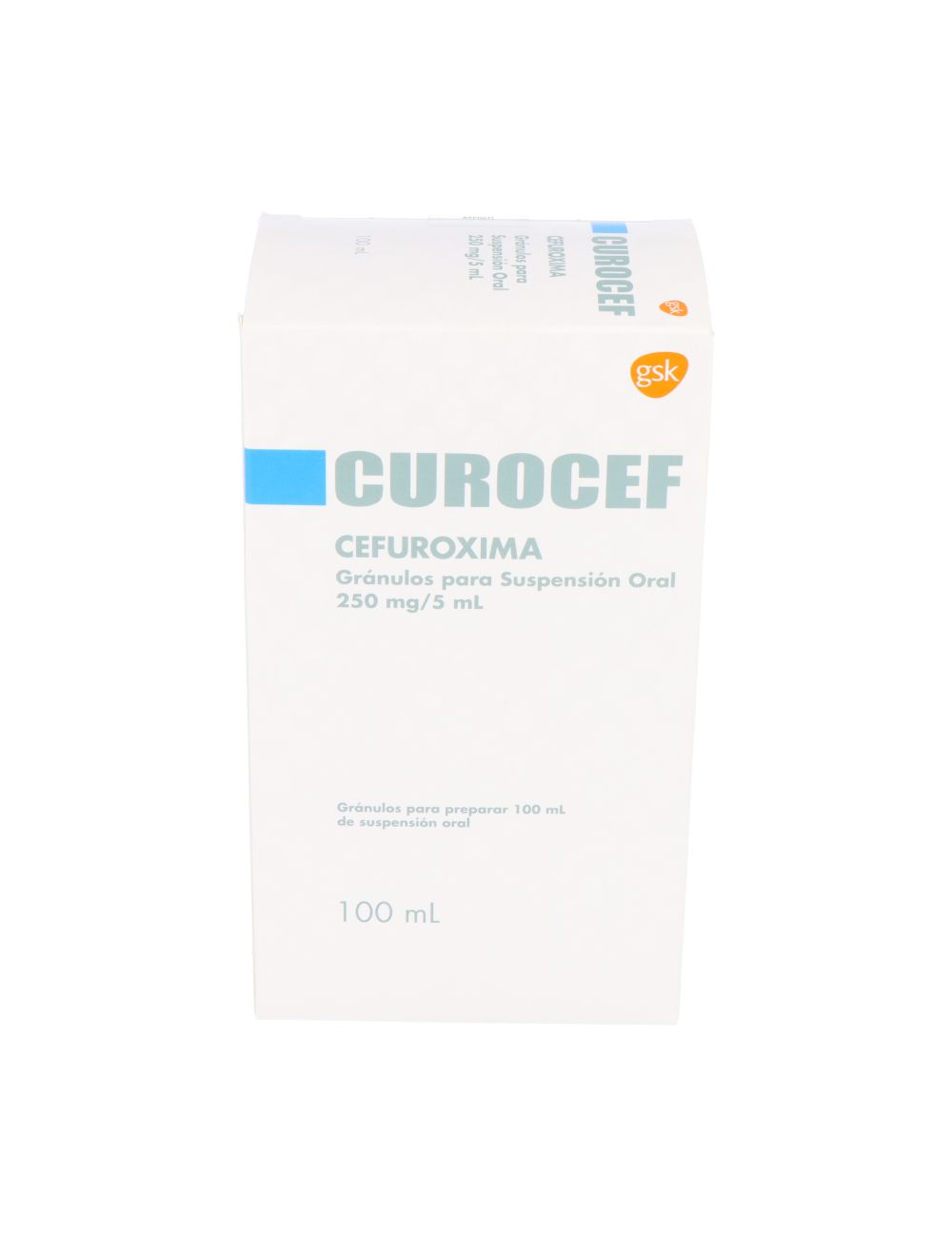 CUROCEF CEFUROXIMA 250MG/5ML GRANULOS SUSPENSIÓN ORAL 100 ML LAB.GSK