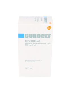 CUROCEF CEFUROXIMA 250MG/5ML GRANULOS SUSPENSIÓN ORAL 100 ML LAB.GSK