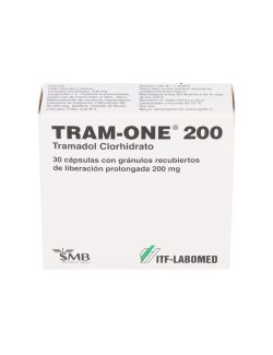 TRAMADOL TRAM-ONE 200 200 MG 30 CAPSULAS CON GRANULOS RECUBIERTOS DE LIBERACION PROLONGADAS ITF-LABOMED CENABAST