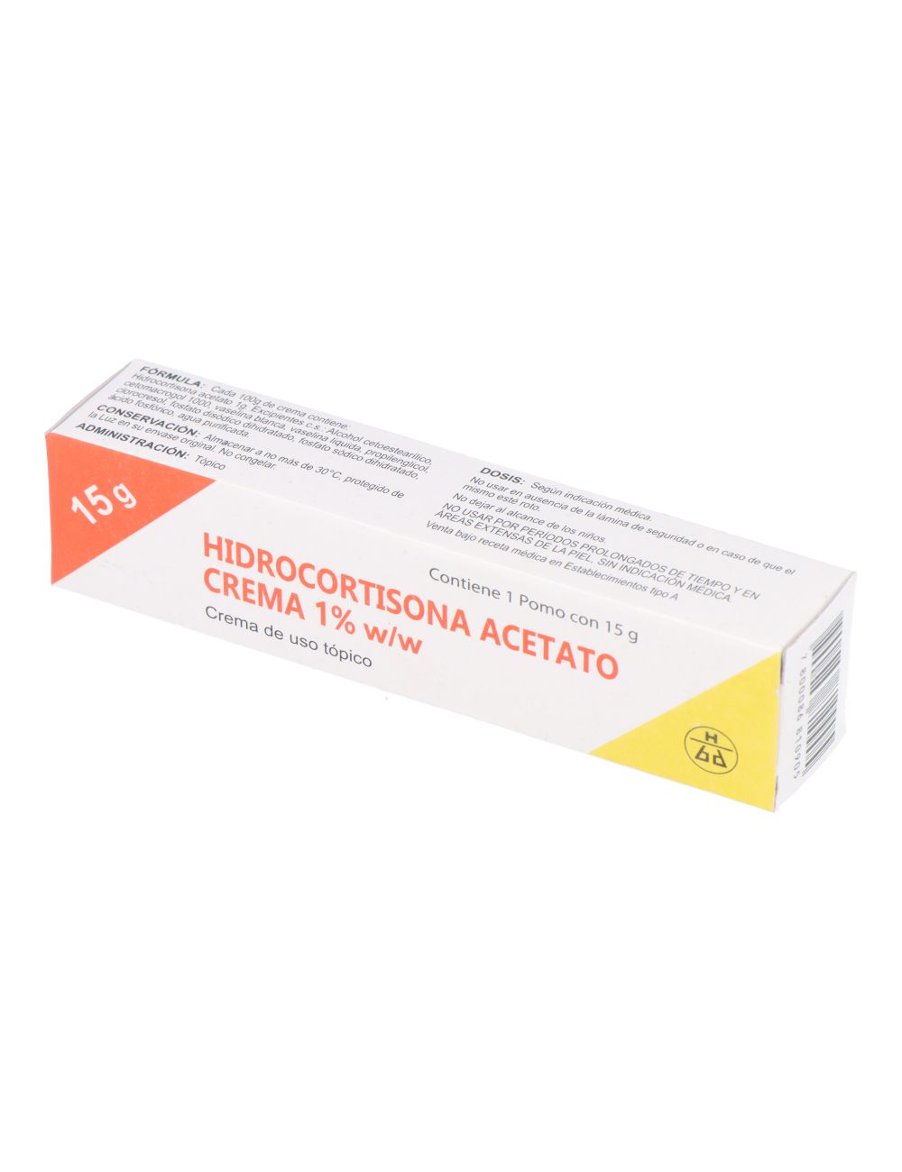 HIDROCORTISONA ACETATO 1% W/W CREMA DE USO TOPICO 15 G LAB.BPH CENABAST