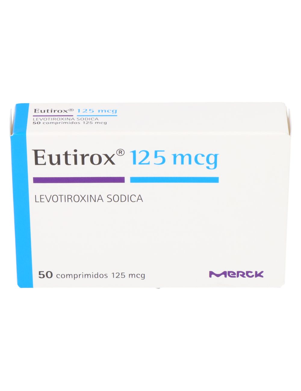 EUTIROX 125MCG LEVOTIROXINA SODIACA 50 COMPRIMIDOS LAB. MERCK