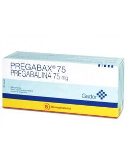 PREGABAX R PREGABALINA 75 MG 28 CAPSULAS BIOEQUIVALENTE LAB.GADOR