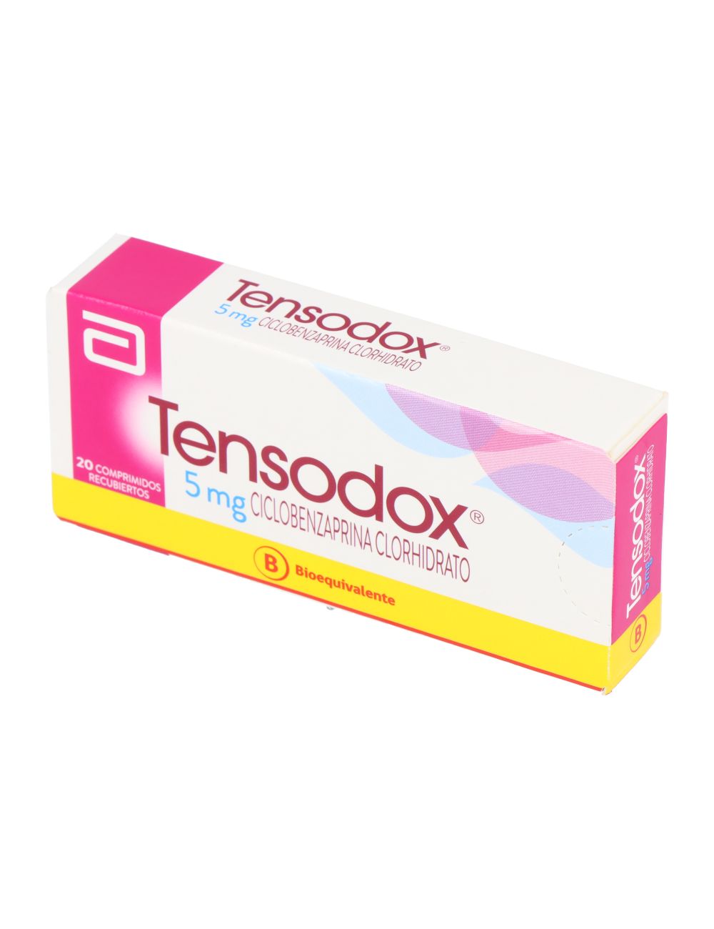 CICLOBENZAPRINA TENSODOX 5MG 20 COMPRIMIDOS RECUBIERTOS BIOEQUIVALENTE LAB. ABBOTT