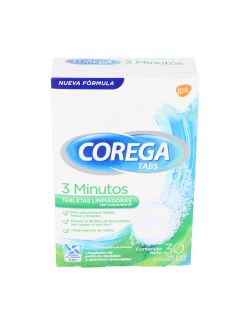 COREGA 30 TABLETAS EFERVECENTES LIMPIADORAS