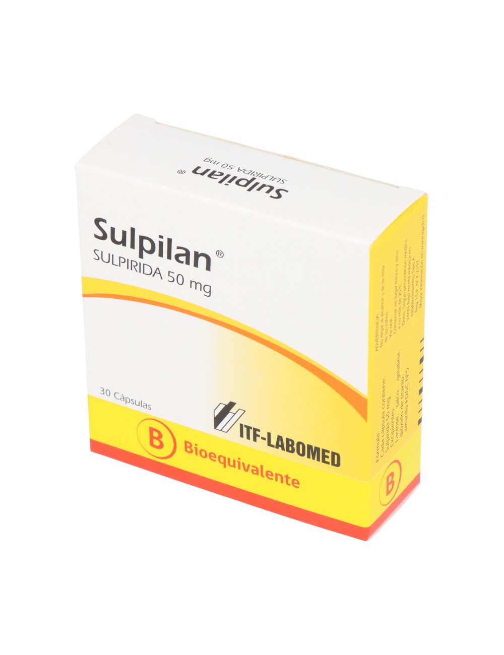 SULPILAN 50MG.30CAP.