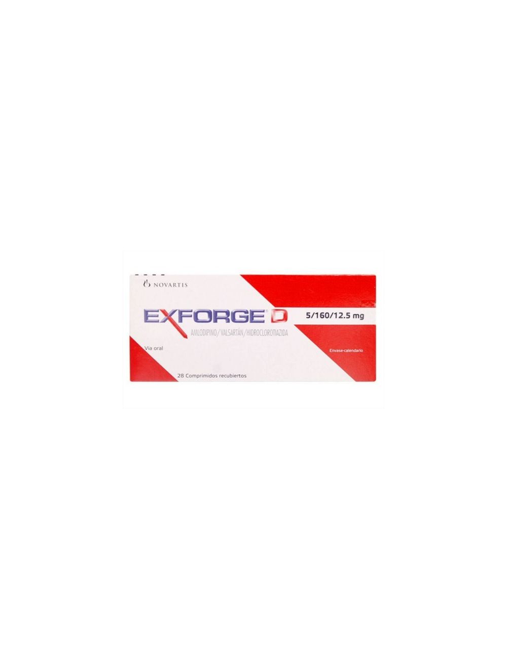 EXFORGE D 5/160/12,5MGx28 COMPRIMIDOS LAB.NOVARTIS