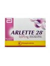 ARLETTE 28 DESOGESTREL 0.075 MG 28 COMPRIMIDOS RECUBIERTOS BIOEQUIVALENTE ABBOTT