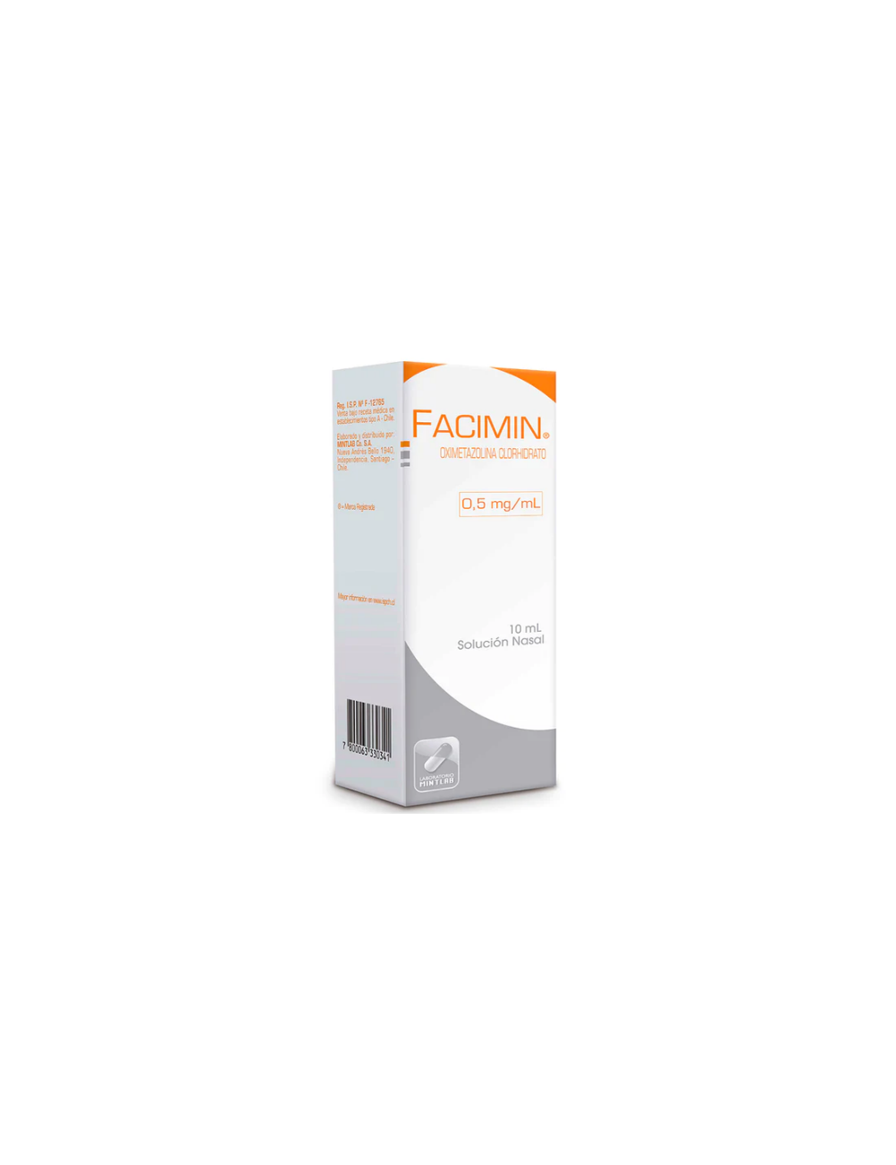 OXIMETAZOLINA FACIMIN 0.5 MG / ML 10 ML SOLUCION NASAL BIOEQUIVALENTE MINTLAB