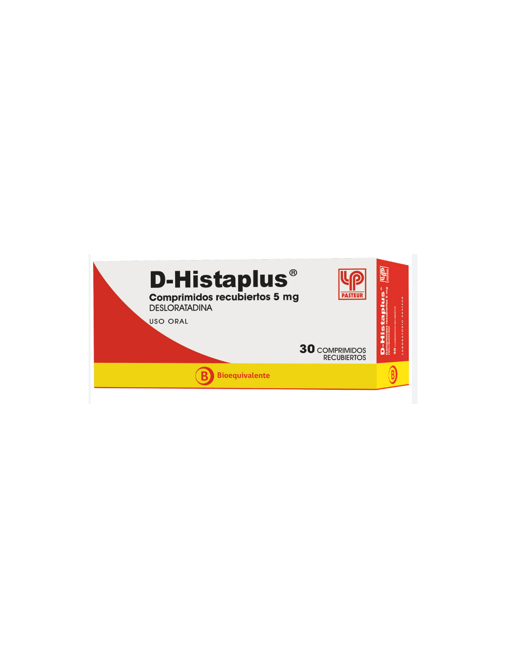 D-HISTAPLUS DESLORATADINA 5 MG 30 COMPRIMIDOS RECUBIERTOS BIOEQUIVALENTE LAB. PASTEUR