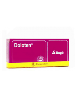 DOLOTEN PARACETAMOL TRAMADOL CLORHIDRATO 30 COMPRIMIDOS BIOEQUIVALENTE LAB. BAGO