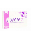 FEMELLE 20 DROSPIRENONA 3 MG/ ETINILESTRADIOL 20 MCG 28 COMPRIMIDOS RECUBIERTOS BIOEQUIVALENTE LAB.ABBOTT