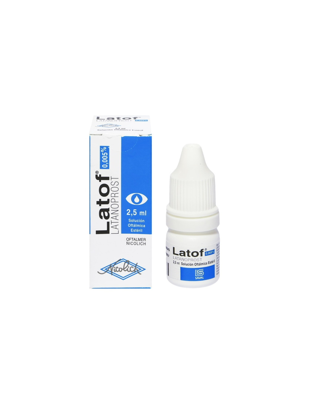 LATANOPROST LATOF 0.005% 2.5 ML SAVAL